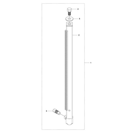 Column Assembly for Husqvarna DS 50 ATS Drill Stand