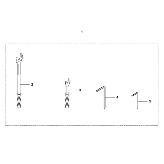 Accessories for Husqvarna DS 50 Gyro Drill Stand