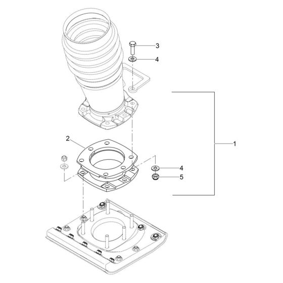 Shoe Extension Assembly for Wacker DS70 Trench Rammer