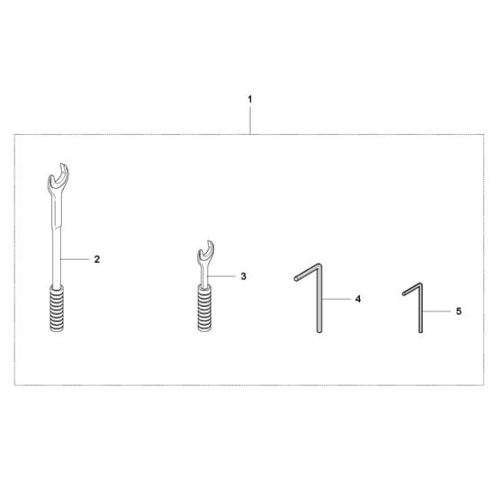 Accessories for Husqvarna DS 70 ATS Drill Stand