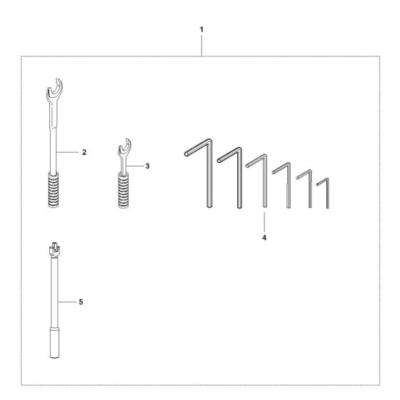 Accessories for Husqvarna DS 70 Gyro Drill Stand