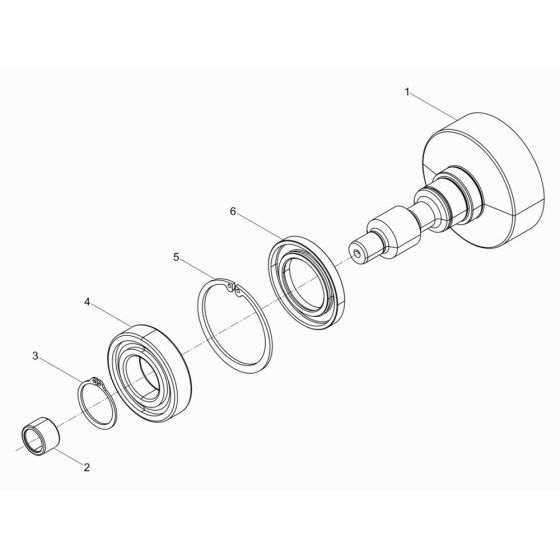 Clutch Drum Assembly for Wacker DS70Y Trench Rammer