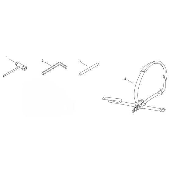 Accessories for ECHO DSRM-2600/L Brushcutter