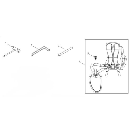 Accessories for ECHO DSRM-2600/U Brushcutter