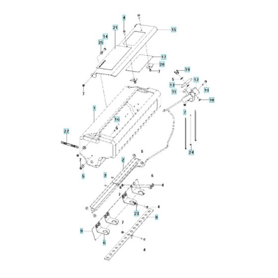 Seeder Assembly for Husqvarna DT22HNR CE Dethatcher