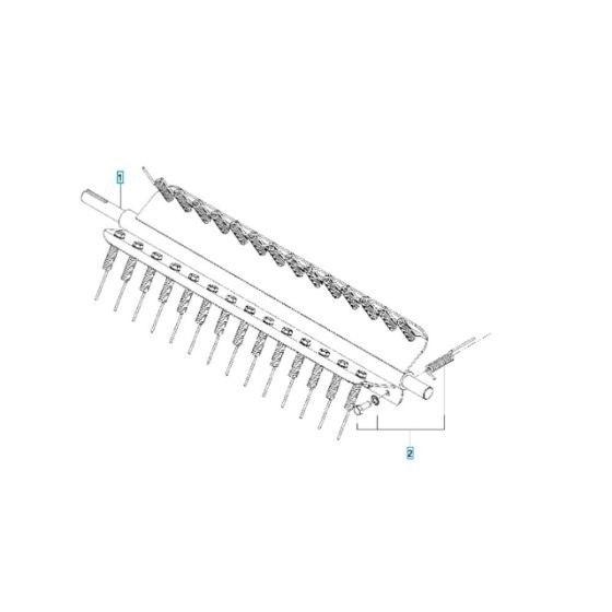 Spring Tine Assembly for Husqvarna DT22HNR CE Dethatcher