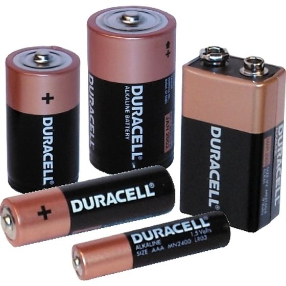 Duracell Alkaline Batteries - Various Sizes