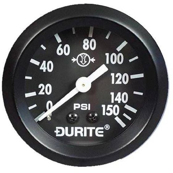 Durite 12 Volt-24 Volt Air Pressure Gauge