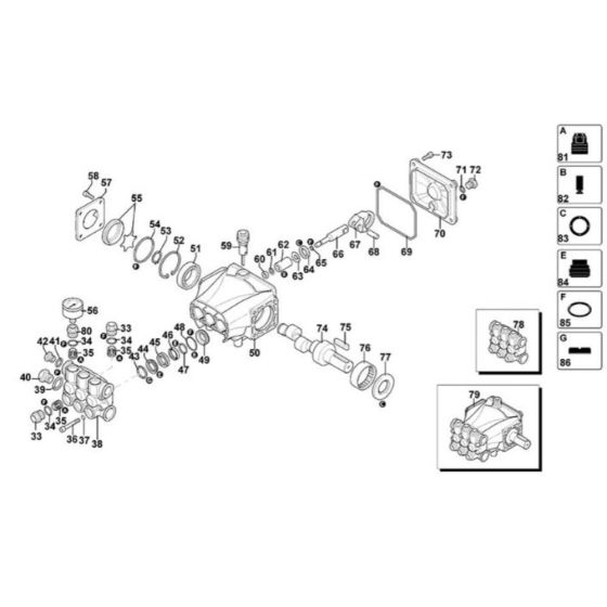 Body Assembly for DeWalt DXPW004E Pressure Washer