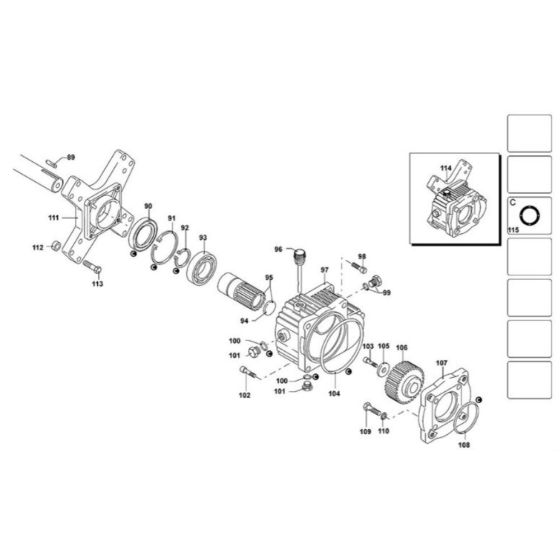 Pinion Assembly for DeWalt DXPW010E Pressure Washer