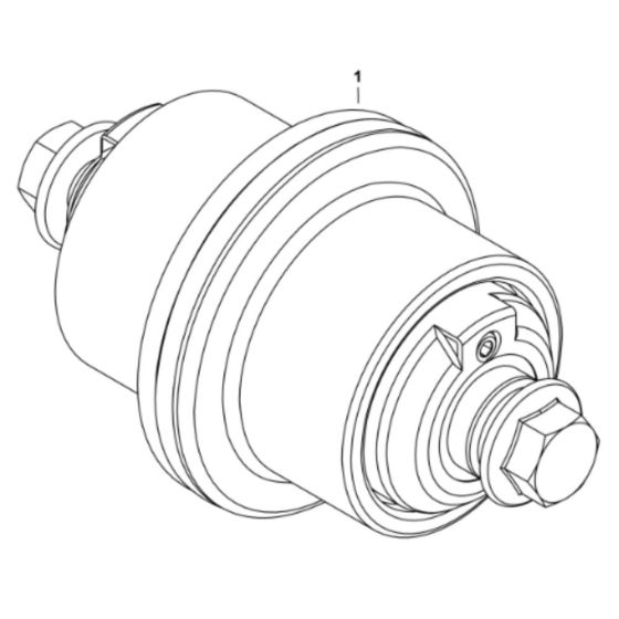 Track Roller (Bottom) Assembly for BobCat E26 (S/N AJRY11001 & Above)