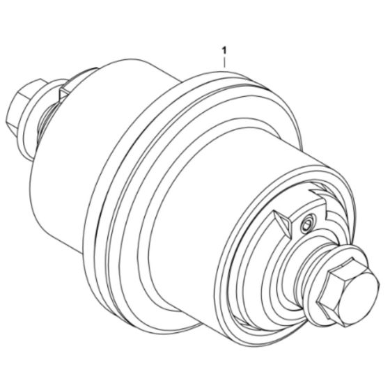 Track Roller (Bottom) Assembly for BobCat E25 (S/N AB8B11001 & Above)