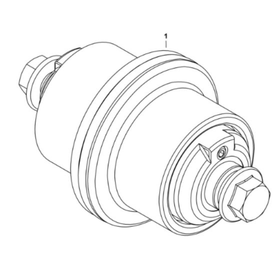 Track Roller (Bottom) Assembly for BobCat E26 (S/N B33211001 & Above)