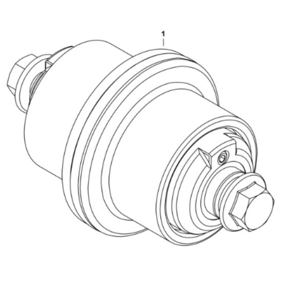 Track Roller (Bottom) Assembly for BobCat E26 (S/N B4B811001 & Above)