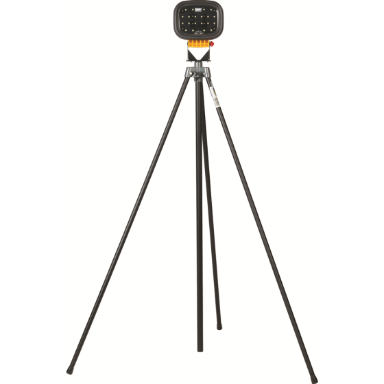 LED 6000 Floodlight supplied with Swing Leg Tripod 20 Low energy LED's 110V