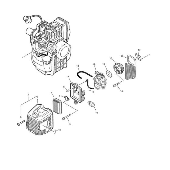 Air Cleaner for ECHO EA-410 Earth Auger