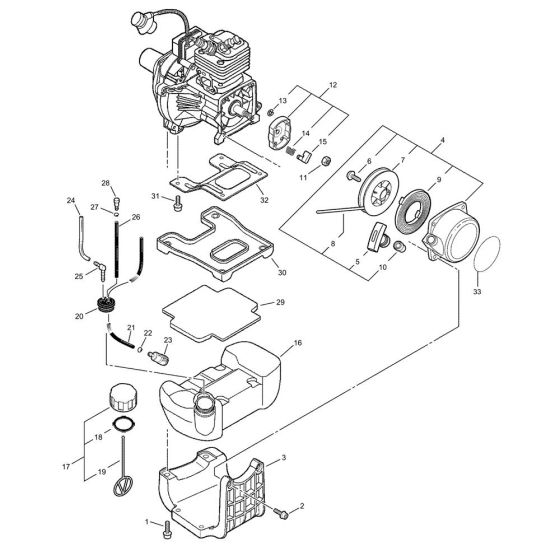 Fuel Tank for ECHO EA-410 Earth Auger