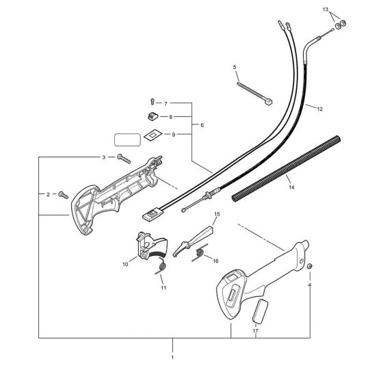 Throttle Lever for ECHO EA-410 Earth Auger