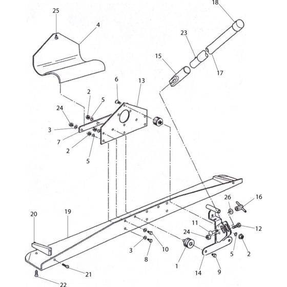 Electric - Main Assembly 1 for Belle Easy Screed 150 Screed