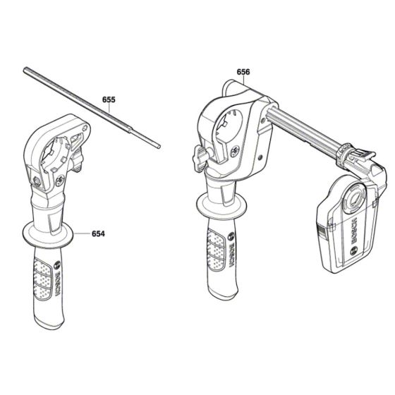 Percussion Drill Assembly for Bosch EasyImpact 550