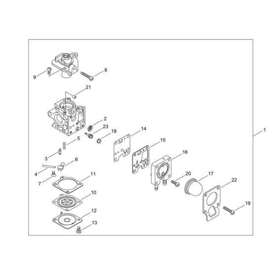 Carburettor for Shindaiwa EB252 Blower