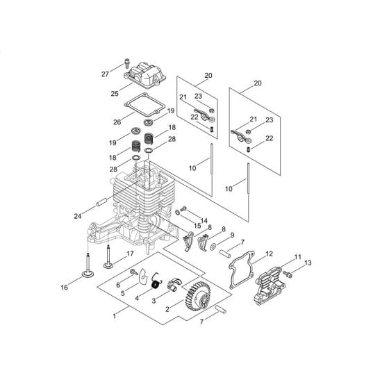 Valve for Shindaiwa EB3410 Blower