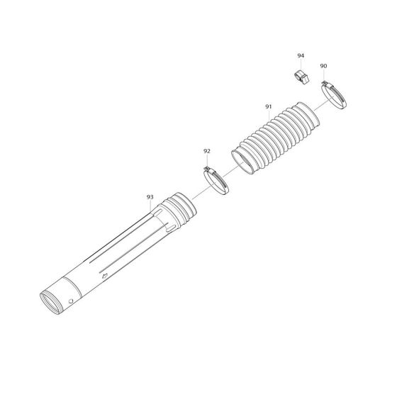 Pipe Assembly for Makita EB7660TH Blower