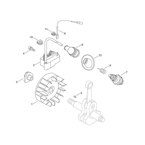 Magneto for Shindaiwa EBS256S Blower