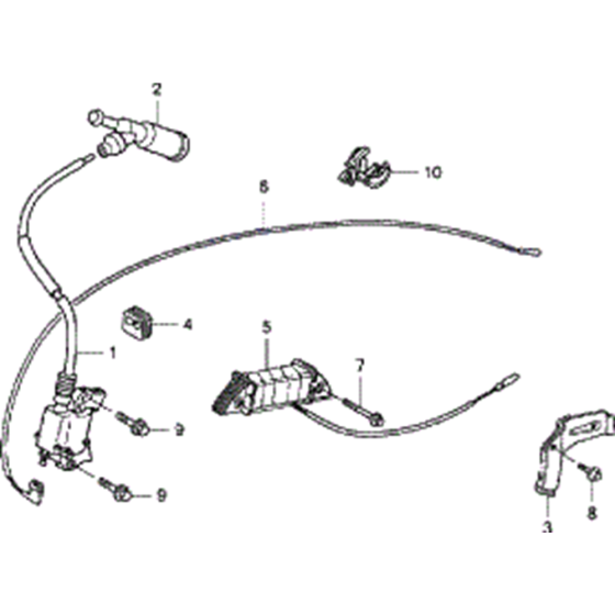 Ignition Unit Assembly for Honda EC5000 Generator