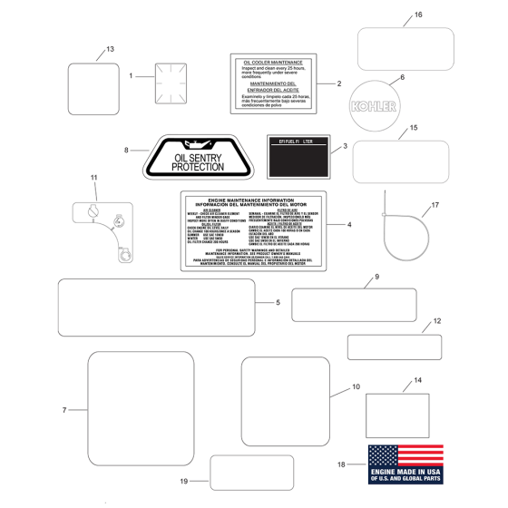 Identification for Kohler ECH740 Engines