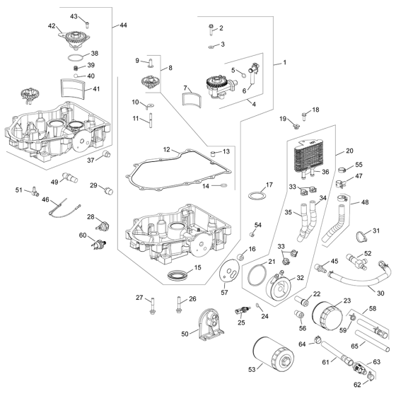 Lubrication for Kohler ECV740 Engines