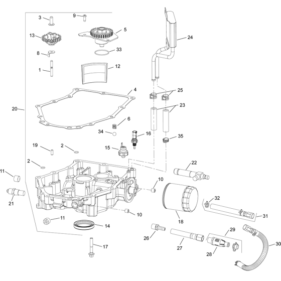 Lubrication for Kohler ECV880 Engines