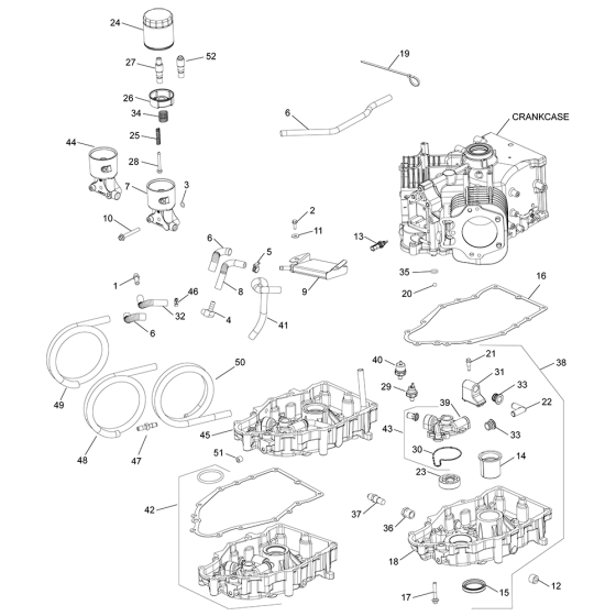 Lubrication for Kohler ECV980 Engines