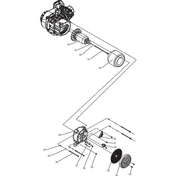 Regulator Assemblyfor Makita EG2250A Generators