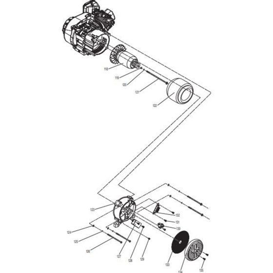 Regulator Assemblyfor Makita EG2850A Generators