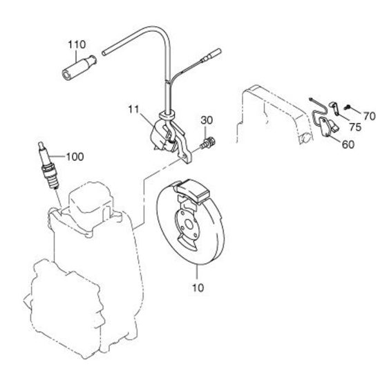 Electric Device Assembly for Robin / Subaru EH10 Engines