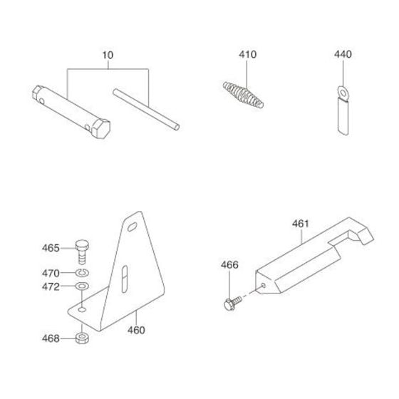 Accessories Assembly for Robin / Subaru EH12 Engines