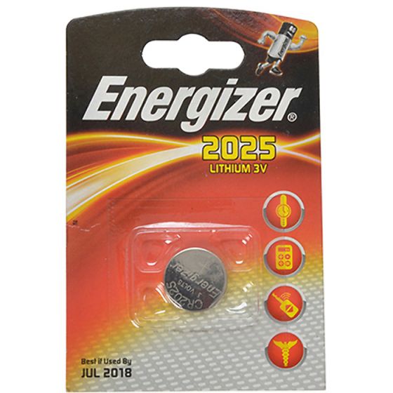 CR2025 Coin Lithium Battery Single by Energizer - S359 / S5307