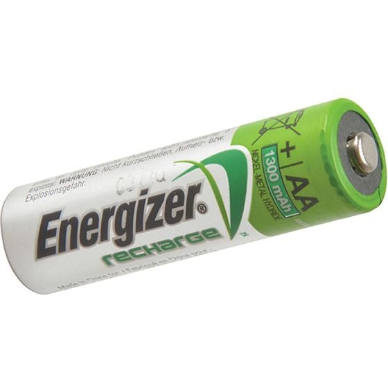 AA Rechargeable Universal Batteries 1300 mAh Pack of 4 by Energizer - S625