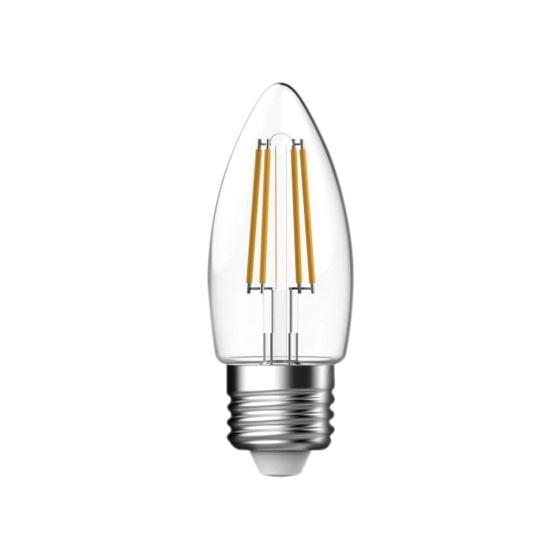 Energizer LED ES (E27) 4W 470 lm Candle Filament Non-Dimmable Bulb (Warm White) - OEM No. S12870