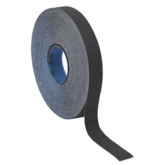 Emery Roll Blue Twill 25mm x 25mtr 60Grit Sealey Part No. ER252560