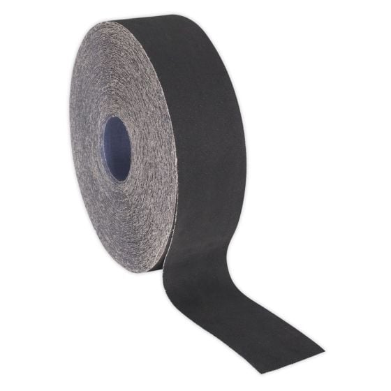 Emery Roll Blue Twill 50mm x 50mtr 40Grit Sealey Part No. ER505040