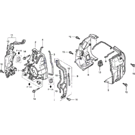 Fan Cover Assembly for Honda EU20i Generator