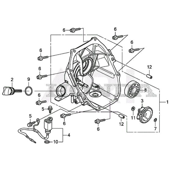 Crankcase Cover for Honda EU22i Generator