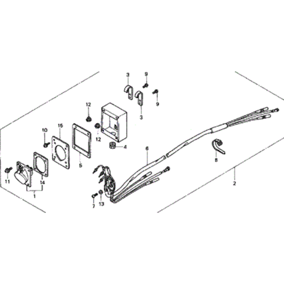 Outlet Socket Assembly for Honda EU26i Generator