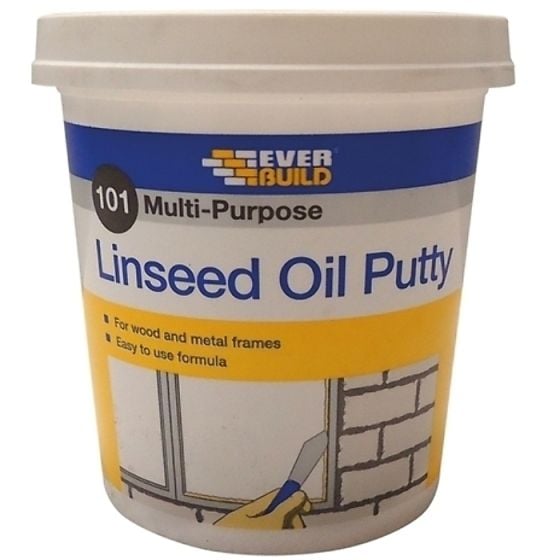 Multi Purpose Linseed Oil Putty 101 Natural 1kg by Everbuild - MPN1