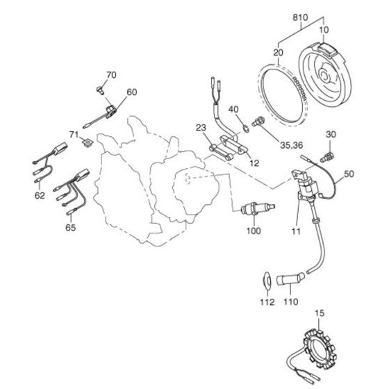 Electric Device Assembly for Robin / Subaru EX21 Engines