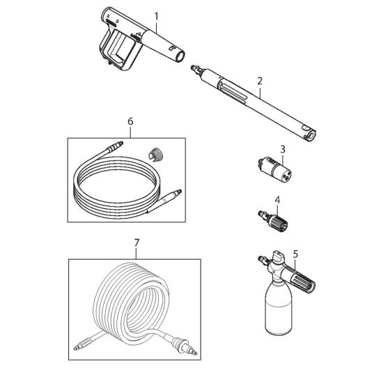 Accessories for Nilfisk EXCELLENT 160-10 PAD Pressure Washer