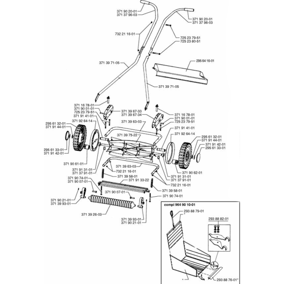 Repair Parts  for Husqvarna EXCLUSIVE 5400 Lawn Mowers