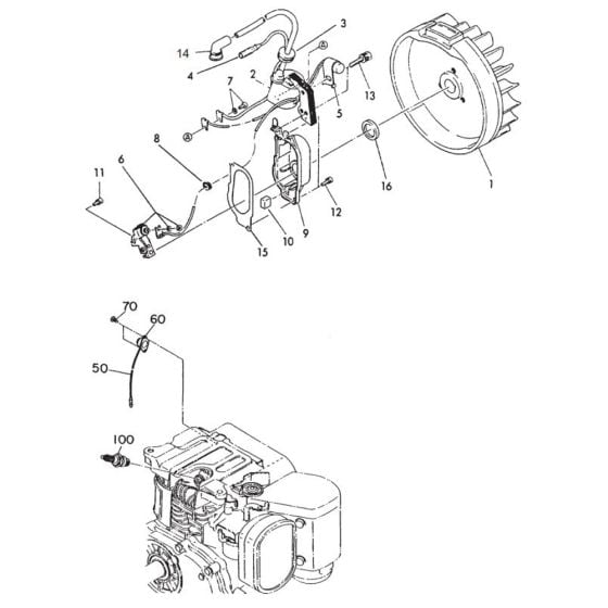 Points And Condenser for Robin / Subaru EY15 Engines